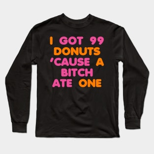 99 Donuts Long Sleeve T-Shirt